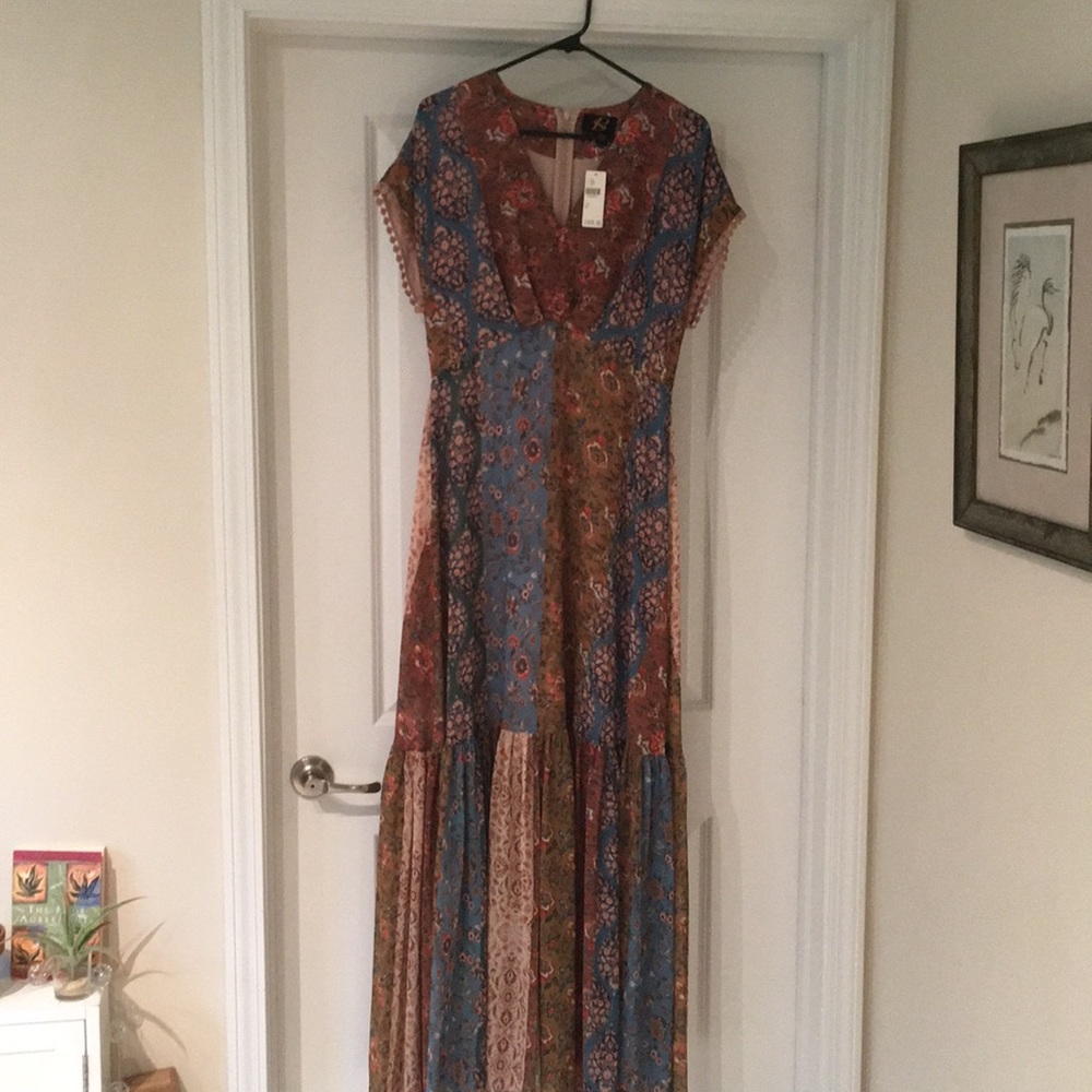 Anthropologie Sachin + Babi floral maxi dress